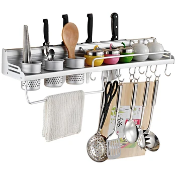 Kitchen rack wall-mounted punch-free storage knife holder supplies seasoning taste hanging shelf kitchenware accessories pf08221
Kitchen rack wall-mounted punch-free storage knife holder supplies seasoning taste hanging shelf kitchenware accessories pf08221