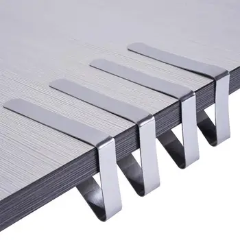 2PCS Stainless Steel Tablecloth Clamps Wedding Promenade Holder Promenade/Round Table Stable Board Cover Clip Clips I9J2
2PCS Stainless Steel Tablecloth Clamps Wedding Promenade Holder Promenade/Round Table Stable Board Cover Clip Clips I9J2