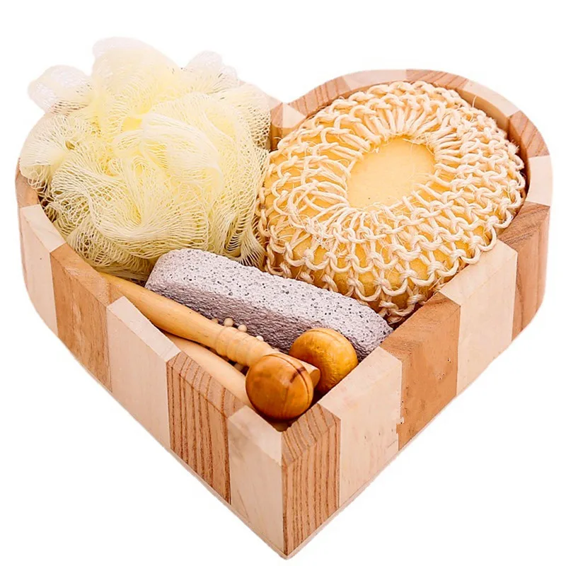 6pcs/set Heart-shaped Gift Box Bath Set Fashion Children Bath Set Wooden Cute Bear Enfant Bath Brushes Baby Bath Tub Accessories
6pcs/set Heart-shaped Gift Box Bath Set Fashion Children Bath Set Wooden Cute Bear Enfant Bath Brushes Baby Bath Tub Accessories