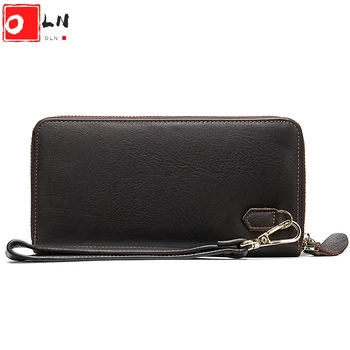 OLN Women's Genuine Leather Wristlet Wallet Men's Clutch Bag Brand Long Cowskin Zipper Purse Wallets Wristlet Handy Bag
OLN Women's Genuine Leather Wristlet Wallet Men's Clutch Bag Brand Long Cowskin Zipper Purse Wallets Wristlet Handy Bag