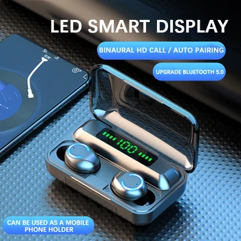 LIGE Bluetooth Headphones Auto Pairing Headset with 2000mAh Charging Case LED Battery Display IPX7 Waterproof Wireless Earphones
LIGE Bluetooth Headphones Auto Pairing Headset with 2000mAh Charging Case LED Battery Display IPX7 Waterproof Wireless Earphones