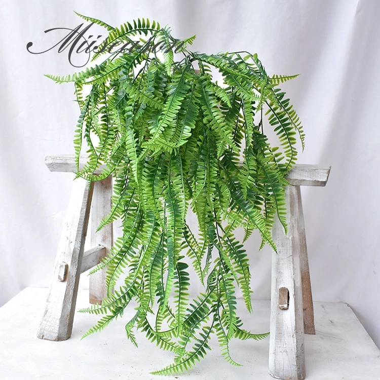 Simulation fern grass green plant artificial fern persian leaves flower wall hanging plants vine home wedding shop decoration
Simulation fern grass green plant artificial fern persian leaves flower wall hanging plants vine home wedding shop decoration