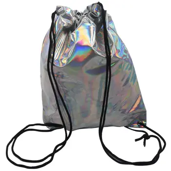 Shiny Hiking Gym Bag Backpack School Bookbags holo graphic smooth String Bag
Shiny Hiking Gym Bag Backpack School Bookbags holo graphic smooth String Bag