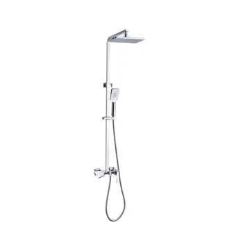 Bathroom Shower Set Rainfall Showerhead Ceiling Rainfall Shower System Cold and Hot Mixer Set Brass Blacak Shower Faucets
Bathroom Shower Set Rainfall Showerhead Ceiling Rainfall Shower System Cold and Hot Mixer Set Brass Blacak Shower Faucets
