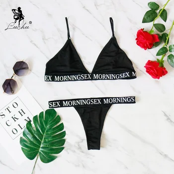 Leechee Sexy See-Through Lace Ladies Lingerie V-Neck Sling Three-Piece Underwear Suit Comfortable Breathable Bra and Panty Set
Leechee Sexy See-Through Lace Ladies Lingerie V-Neck Sling Three-Piece Underwear Suit Comfortable Breathable Bra and Panty Set