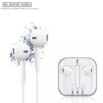 Wired earphone in-ear White with microphone 3.5mm jack suitable for computer Android Iphone5 6 6s 6plus
Wired earphone in-ear White with microphone 3.5mm jack suitable for computer Android Iphone5 6 6s 6plus