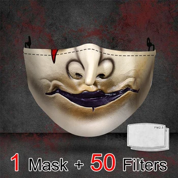 Halloween Joker Face Mask Adult Cosplay Washable Reusable Mouth Masks Costume Props Masks
Halloween Joker Face Mask Adult Cosplay Washable Reusable Mouth Masks Costume Props Masks