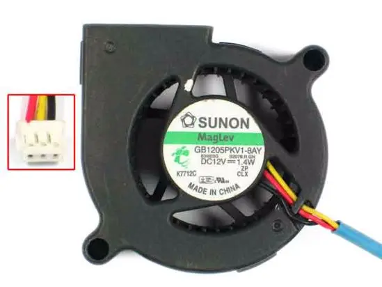 SUNON GB1205PKV1-8AY B2079.R.GN AC/DC 12V 1,4 W 3-провод 50x50x20 мм Сервер вентилятор охлаждения
SUNON GB1205PKV1-8AY B2079.R.GN AC/DC 12V 1,4 W 3-провод 50x50x20 мм Сервер вентилятор охлаждения