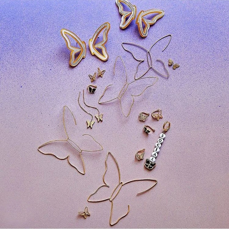 Best lady 2019 Vintage Butterfly Stud Earrings for Women Gold Color Elegant Starfish Wedding Statement Earring Party Wholesale
Best lady 2019 Vintage Butterfly Stud Earrings for Women Gold Color Elegant Starfish Wedding Statement Earring Party Wholesale