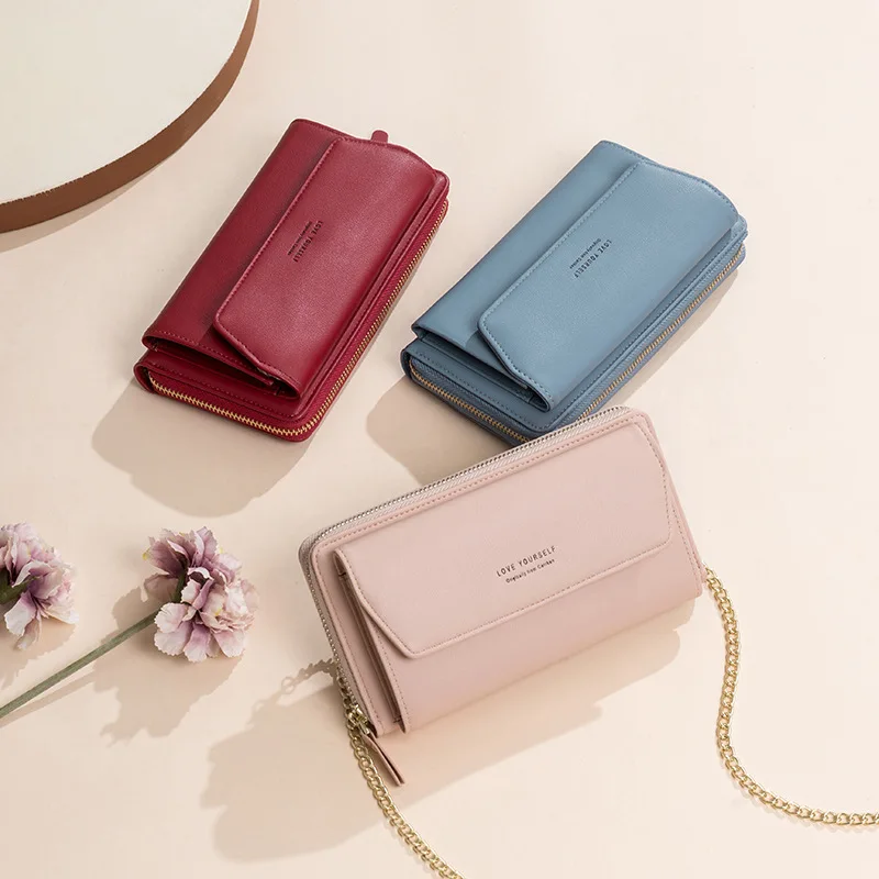 2019 New Style Wallet Women's Korean-style Casual Multi-functional Zipper Handbag Card Bit More Messenger Bag Mobile Phone Bag
2019 New Style Wallet Women's Korean-style Casual Multi-functional Zipper Handbag Card Bit More Messenger Bag Mobile Phone Bag
