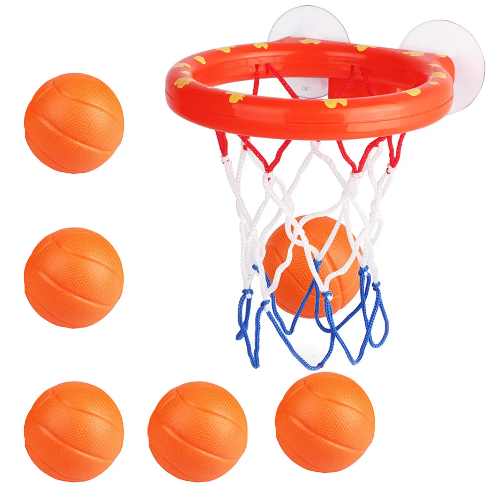 7 Pcs Basketball Hoop and Balls Fun Creative Shooting Game Bathtub Playset Training Tools Toys for Toddler Children Kids
7 Pcs Basketball Hoop and Balls Fun Creative Shooting Game Bathtub Playset Training Tools Toys for Toddler Children Kids