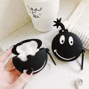 DHL 50pcs Smile Face Bomb Silicone Case for Apple Airpods Accessories for i10 TWS Bluetooth Earphone Box Protective Cover Bag
DHL 50pcs Smile Face Bomb Silicone Case for Apple Airpods Accessories for i10 TWS Bluetooth Earphone Box Protective Cover Bag
