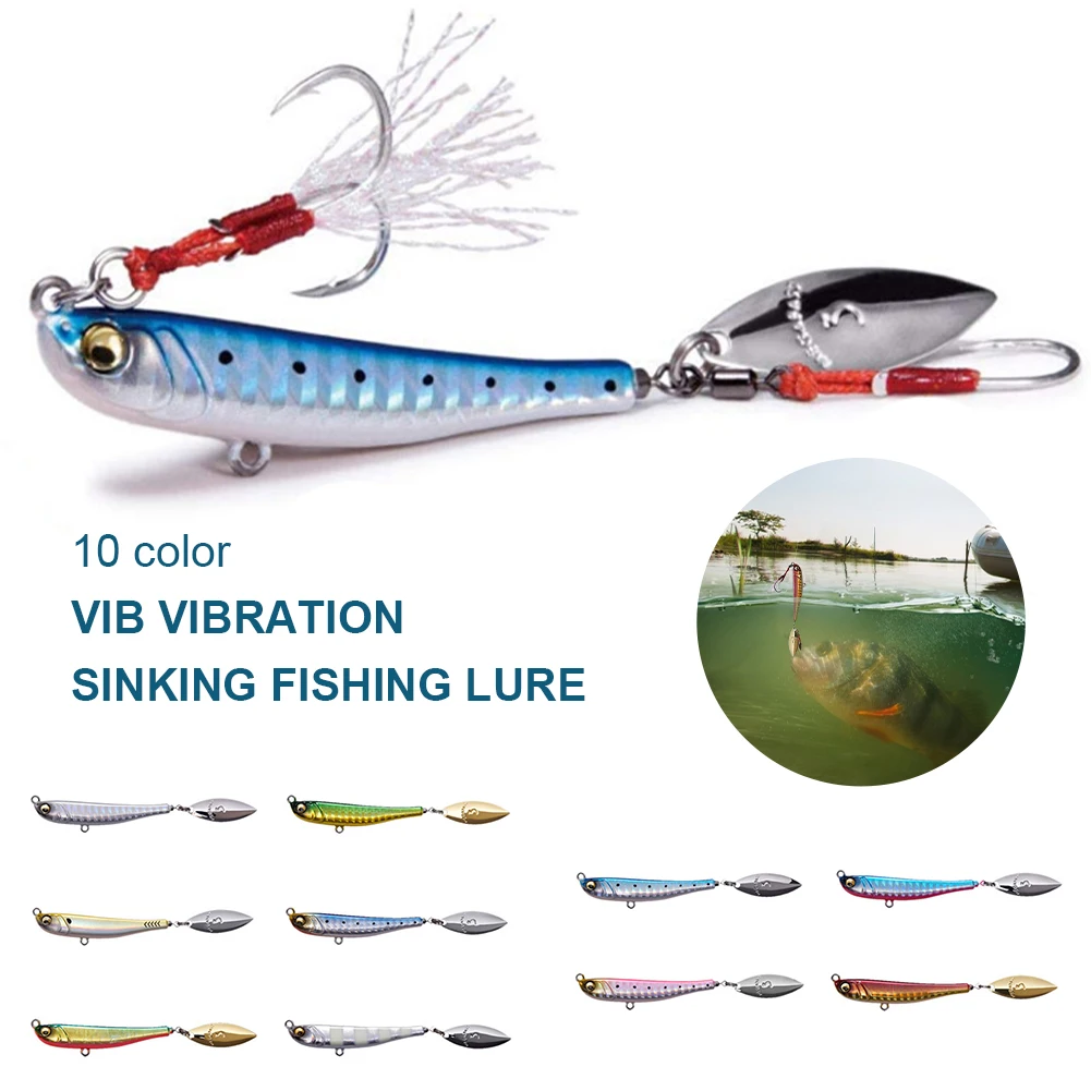 New Rotating Metal VIB Vibration Bait Spinner Spoon Fishing Lures 62mm 30g Jigs Trout Winter Fishing Hard Baits Tackle Pesca
New Rotating Metal VIB Vibration Bait Spinner Spoon Fishing Lures 62mm 30g Jigs Trout Winter Fishing Hard Baits Tackle Pesca