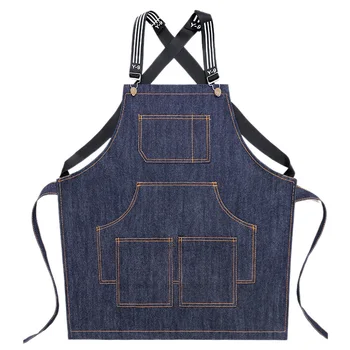 Cook Apron Barista Bartender Chef Hairdressing Apron Catering Uniform Work Wear Anti-Dirty Overalls(Blue) 
Cook Apron Barista Bartender Chef Hairdressing Apron Catering Uniform Work Wear Anti-Dirty Overalls(Blue)