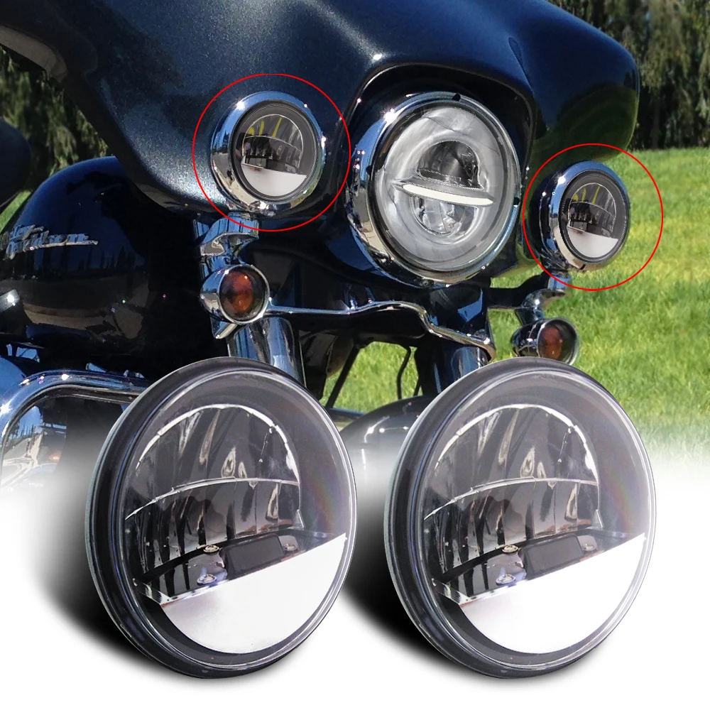For Harley Motorcycle 2pcs 4.5 inch Led Fog Light DRL Led Fog Halo Ring 30W Round Waterproof 4 1/2 Auxiliary Passing Lamp
For Harley Motorcycle 2pcs 4.5 inch Led Fog Light DRL Led Fog Halo Ring 30W Round Waterproof 4 1/2 Auxiliary Passing Lamp