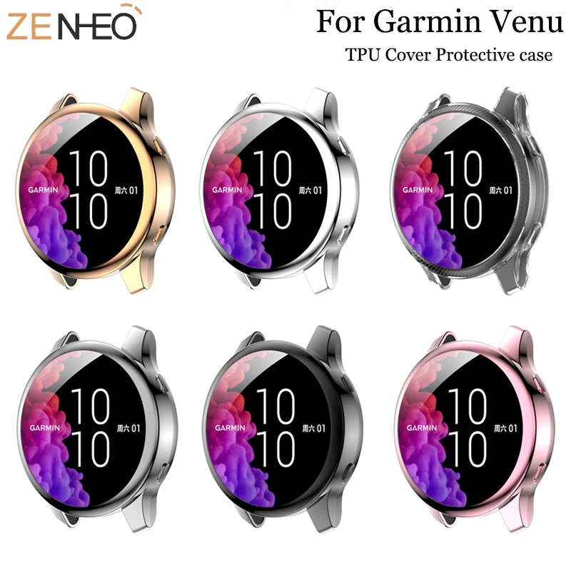 High-quality TPU vacuum plating Protective Case Flexible Comfortable Cover Protective Shell For Garmin Venu smart watch
High-quality TPU vacuum plating Protective Case Flexible Comfortable Cover Protective Shell For Garmin Venu smart watch