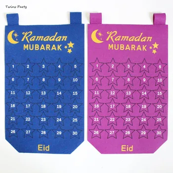28x50cm EID Mubarak Kareem Countdown Felt Calendar Gold Star Sticker Wall Hanging Muslim Balram DIY Ramadan Party Decoration
28x50cm EID Mubarak Kareem Countdown Felt Calendar Gold Star Sticker Wall Hanging Muslim Balram DIY Ramadan Party Decoration