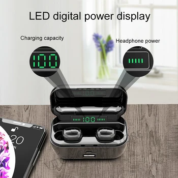 ROCKSRICK G6S With charge BOX For charging smartphone Wireless Earphone Bluetooth 5.0 HIFI Earbuds Mic HD calls Sport Headset
ROCKSRICK G6S With charge BOX For charging smartphone Wireless Earphone Bluetooth 5.0 HIFI Earbuds Mic HD calls Sport Headset