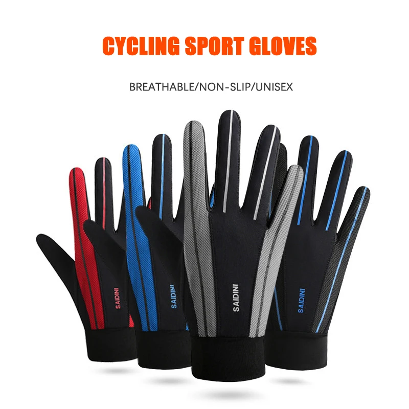 Spring Summer Thin Men Gloves Sports Outdoor Elastic Quick-Dry Breathable Non-Slip Touch Screen Cycling Women Full-Finger Gloves
Spring Summer Thin Men Gloves Sports Outdoor Elastic Quick-Dry Breathable Non-Slip Touch Screen Cycling Women Full-Finger Gloves