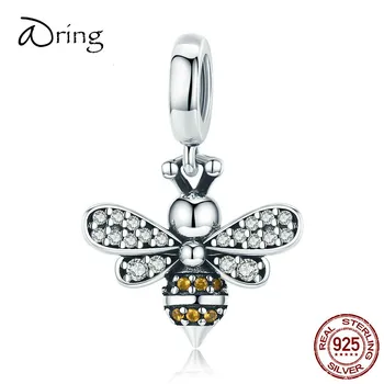 ARING GENUINE 925 STERLING SILVER CRYSTAL BEE CRYSTAL CHARM NECKLACE FIT WOMEN BRACELETS DIY JEWELRY GIRLFRIEND GIFT SCC821
ARING GENUINE 925 STERLING SILVER CRYSTAL BEE CRYSTAL CHARM NECKLACE FIT WOMEN BRACELETS DIY JEWELRY GIRLFRIEND GIFT SCC821