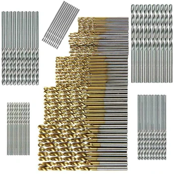Hot Sale 100pcs/Set High Quality HSS High Speed Steel 1 / 1.5 / 2 / 2.5 / 3mm Drill Kit Brand New And High Quality
Hot Sale 100pcs/Set High Quality HSS High Speed Steel 1 / 1.5 / 2 / 2.5 / 3mm Drill Kit Brand New And High Quality