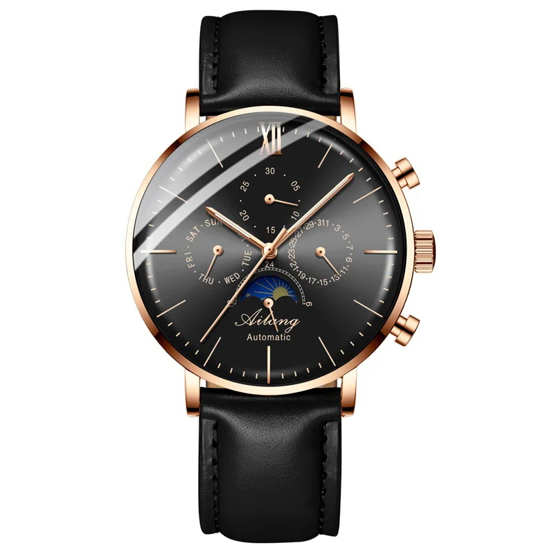 Ailang Genuine Product Watch Men Fully Automatic Analog Watch Fashion Hot Selling Multi-functional Watrproof Watch
Ailang Genuine Product Watch Men Fully Automatic Analog Watch Fashion Hot Selling Multi-functional Watrproof Watch