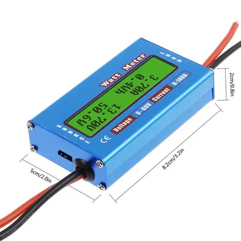 Newly Digital Monitor LCD Watt Meter 60V/100A DC Ammeter RC Battery Power Amp Analyzer CTN88
Newly Digital Monitor LCD Watt Meter 60V/100A DC Ammeter RC Battery Power Amp Analyzer CTN88