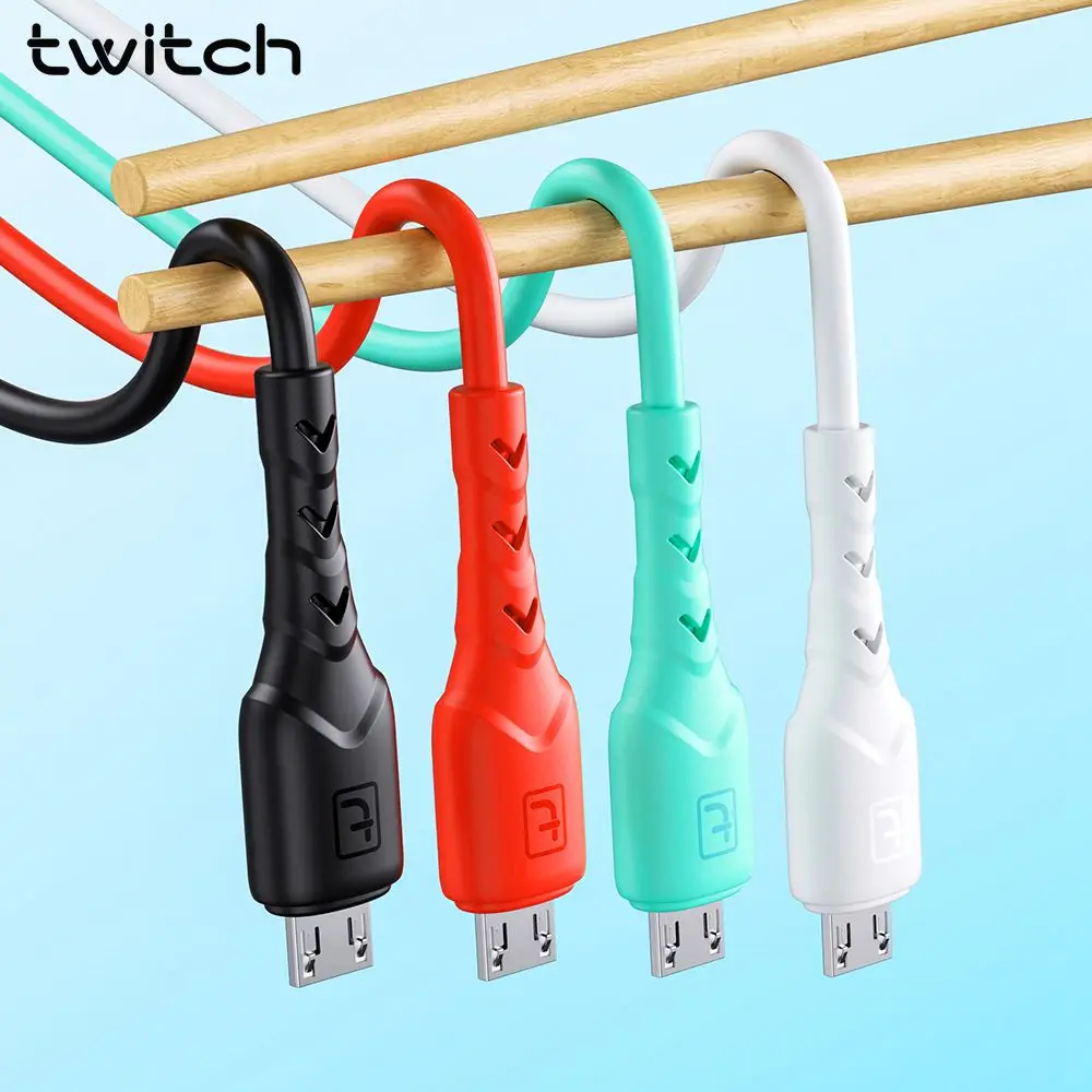 Twitch Micro USB Cable 3A Fast Charging USB Data Cable for Samsung Xiaomi Redmi Note 4 5 HTC Microusb Mobile Phone Charger Cable
Twitch Micro USB Cable 3A Fast Charging USB Data Cable for Samsung Xiaomi Redmi Note 4 5 HTC Microusb Mobile Phone Charger Cable