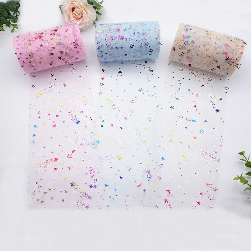 25yards 60mm manual DIY Bow Colorful meteor net yarn roll Meteor mesh roll Accessories Headwear hair band Mesh yarn bride tribe
25yards 60mm manual DIY Bow Colorful meteor net yarn roll Meteor mesh roll Accessories Headwear hair band Mesh yarn bride tribe