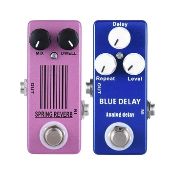 MOSKY MP-51 Spring Reverb Mini Single Guitar Effect Pedal True Bypass Guitar Parts & Accessories & Mosky Deep Blue Delay Mini Gu
MOSKY MP-51 Spring Reverb Mini Single Guitar Effect Pedal True Bypass Guitar Parts & Accessories & Mosky Deep Blue Delay Mini Gu