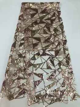 Wholesale price Sequin embroidery Nigeria Tulle lace fabric FR-121
Wholesale price Sequin embroidery Nigeria Tulle lace fabric FR-121