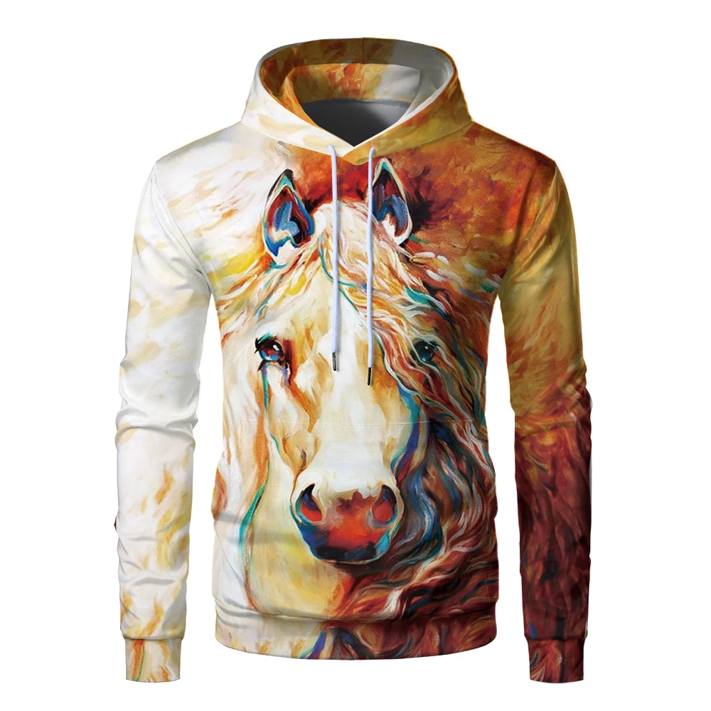 2019 Newest Fashion Sweatshirt Men / Women 3D Hoodies Print Horse Animal Pattern Unisex Hooded Outerwear Autumn Hoodies Tops
2019 Newest Fashion Sweatshirt Men / Women 3D Hoodies Print Horse Animal Pattern Unisex Hooded Outerwear Autumn Hoodies Tops