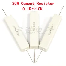 2pcs 20W 5% Cement Resistor Power Resistance 0.1 ~ 10K 0.1R 0.5R 10R 50R 0.22 0.33 0.5 1 2 5 8 10 20 22 30 50 100 1K 1.5K 2K ohm
2pcs 20W 5% Cement Resistor Power Resistance 0.1 ~ 10K 0.1R 0.5R 10R 50R 0.22 0.33 0.5 1 2 5 8 10 20 22 30 50 100 1K 1.5K 2K ohm