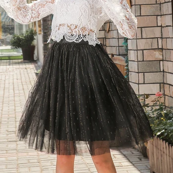 Sweet Mesh Chiffon Ball Grown Women Skirt Pleated Solid Kawaii Empire Skirts Female Casual Knee-Length Cute Party Skirt
Sweet Mesh Chiffon Ball Grown Women Skirt Pleated Solid Kawaii Empire Skirts Female Casual Knee-Length Cute Party Skirt