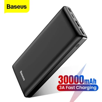 Baseus 30000mAh Power Bank USB C PD Fast Charging 30000 mAh Powerbank For Xiaomi mi Portable External Battery Charger Poverbank
Baseus 30000mAh Power Bank USB C PD Fast Charging 30000 mAh Powerbank For Xiaomi mi Portable External Battery Charger Poverbank