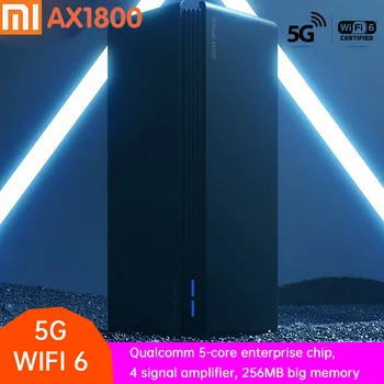 Xiaomi Wifi6 Router AX1800 Qualcomm Five-core Wifi6 2.4G 5.0 GHz Full Gigabit 5G Dual-frequency Home Wall-penetrating King
Xiaomi Wifi6 Router AX1800 Qualcomm Five-core Wifi6 2.4G 5.0 GHz Full Gigabit 5G Dual-frequency Home Wall-penetrating King