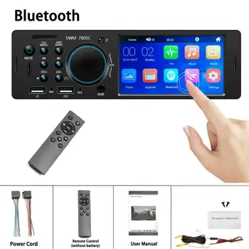 4.1" HD Din 1 Car Touch Screen Radio Stereo Replace WMA Bluetooth AUX In-Dash MP5 Udisk FM Aux Input Receiver Double USB 
4.1" HD Din 1 Car Touch Screen Radio Stereo Replace WMA Bluetooth AUX In-Dash MP5 Udisk FM Aux Input Receiver Double USB