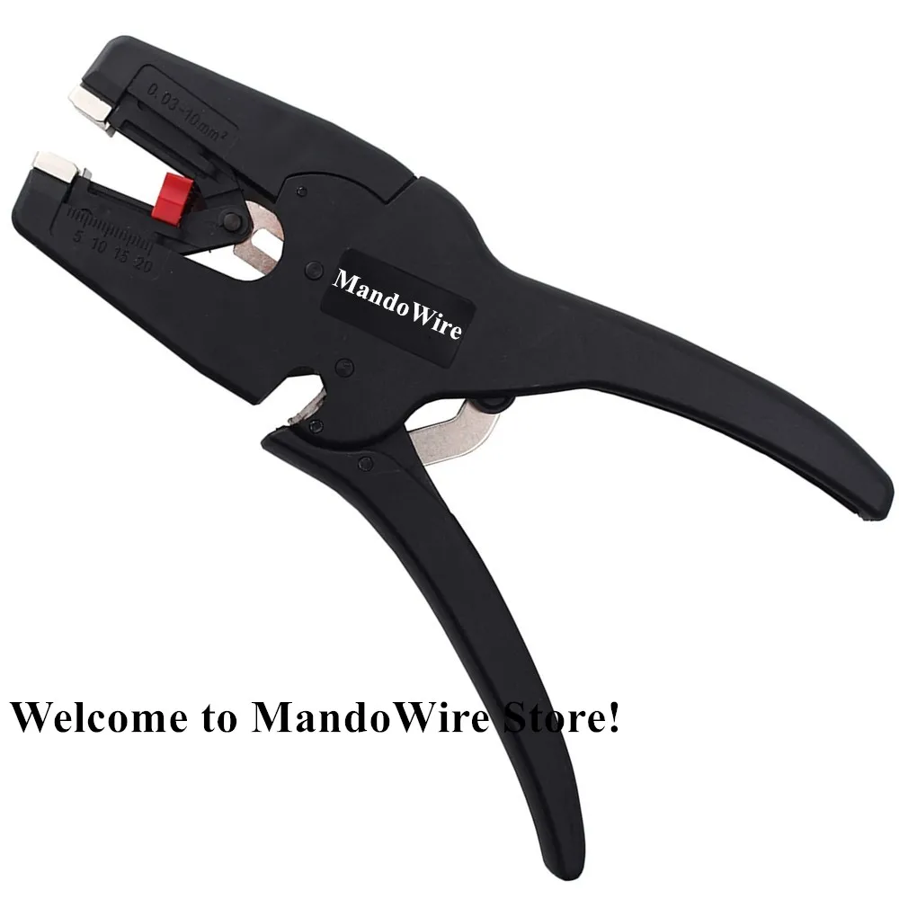 MandoWire Automatic Wire Stripper and Cutter Universal Duckbill Electric Wires Stripping Pliers Cable Crimper Strippers Tools
MandoWire Automatic Wire Stripper and Cutter Universal Duckbill Electric Wires Stripping Pliers Cable Crimper Strippers Tools