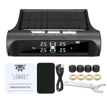 Jansite Smart Car TPMS Tyre Pressure Monitoring System Solar Power Digital LCD Display Auto Security Alarm Systems Tyre Pressure
Jansite Smart Car TPMS Tyre Pressure Monitoring System Solar Power Digital LCD Display Auto Security Alarm Systems Tyre Pressure