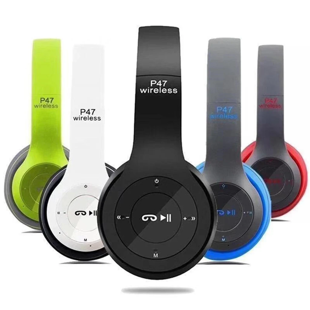 Фото Portable Foldable Bluetooth Connected Head-Mounted Stereo Sound Headset Wireless Headphone for IOS Android Fast Delivery | Электроника