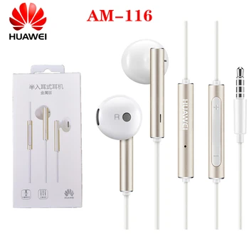 Original Huawei Earphone AM 116 Volume Mic 3.5mm Metal Headset For xiaomi huawei P7 P8 P9 Lite P10 Plus Honor 5X 6X Mate 7 8 9
Original Huawei Earphone AM 116 Volume Mic 3.5mm Metal Headset For xiaomi huawei P7 P8 P9 Lite P10 Plus Honor 5X 6X Mate 7 8 9
