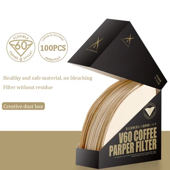 100PCS Coffee filter paper American coffee machine V60 filter cup Dustproof Coffee powder filter paper Hand coffee filter paper
100PCS Coffee filter paper American coffee machine V60 filter cup Dustproof Coffee powder filter paper Hand coffee filter paper