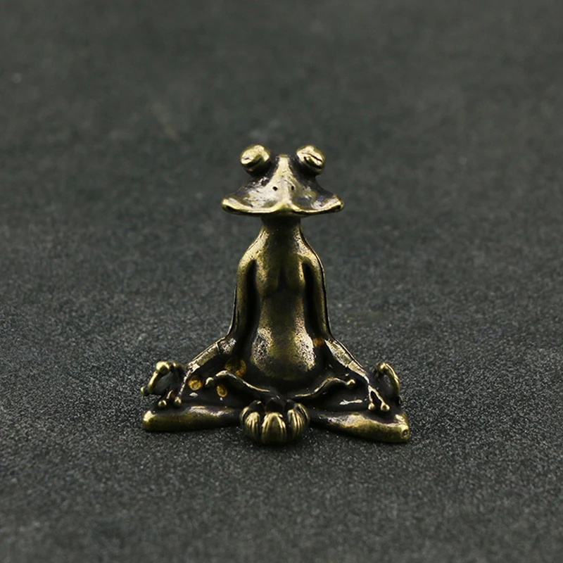 Antiques Frog Shape Incense Stick Statue Solid Copper Retro Ornaments Home table figurins new
Antiques Frog Shape Incense Stick Statue Solid Copper Retro Ornaments Home table figurins new