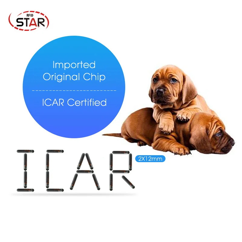 70pcs Iso11784/5 FDX-B LF Pet ID RFID Microchips Lab Animal Tag 2.12*12mm injected Dog Cat Microchip For Pet Animal Tracking
70pcs Iso11784/5 FDX-B LF Pet ID RFID Microchips Lab Animal Tag 2.12*12mm injected Dog Cat Microchip For Pet Animal Tracking