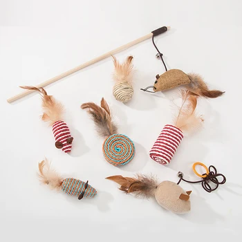 7 Styles / 1 Set Of Cat Toy Twine Interactive Stick Funny Cat Toy Kitten Mouse Fishing Game Wand Feather Pet Supplies Accessorie
7 Styles / 1 Set Of Cat Toy Twine Interactive Stick Funny Cat Toy Kitten Mouse Fishing Game Wand Feather Pet Supplies Accessorie