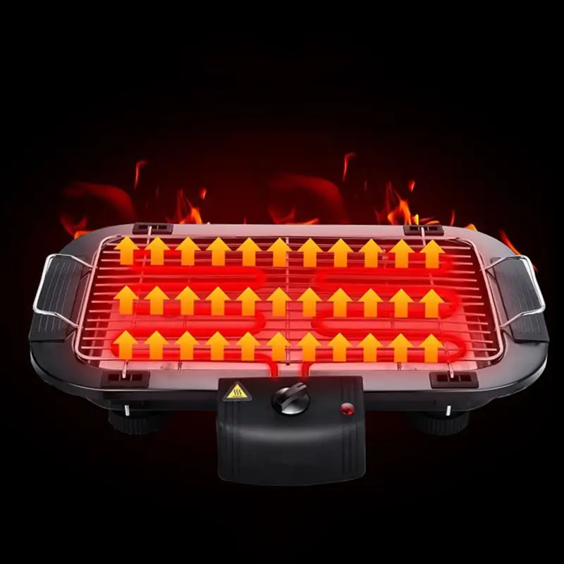BBQ Pot Smokeless Electric Barbecue Stove Home Electric Grill Multifunctional Household Barbeque Tools with EU Plug Outdoor BBQ Pot Smokeless Electric Barbecue Stove Home Electric Grill Multifunctional Household Barbeque Tools with EU Plug Outdoor