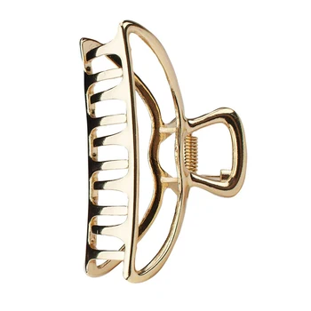 Metal Hair Claw Clip Half Bun Hairpins for Women Fashion Hair Pin Metal Hair Barrette Gold
Metal Hair Claw Clip Half Bun Hairpins for Women Fashion Hair Pin Metal Hair Barrette Gold