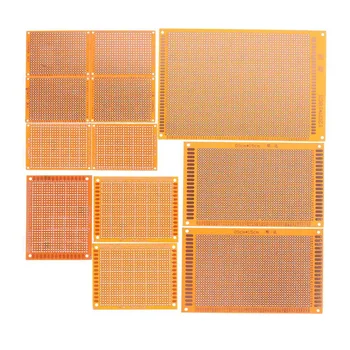CLAITE 12pcs Electric Printed Circuit Prototype PCB Board Breadboard Stripboard DIY Copper Plate Kit Test Single Sided
CLAITE 12pcs Electric Printed Circuit Prototype PCB Board Breadboard Stripboard DIY Copper Plate Kit Test Single Sided