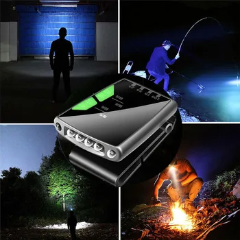 Portable Rechargeable LED Head Lamp Clip-on Cap Hat Light USB Fishing Camp Hiking Sensory Waterproof Flashlight Night Headlamps 
Portable Rechargeable LED Head Lamp Clip-on Cap Hat Light USB Fishing Camp Hiking Sensory Waterproof Flashlight Night Headlamps