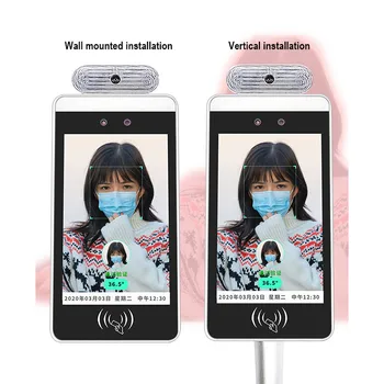 Face Recognition Temperature Dynamic Infrared Measurement System Non-Contact Body Thermometer Temperature Warning For Entrance
Face Recognition Temperature Dynamic Infrared Measurement System Non-Contact Body Thermometer Temperature Warning For Entrance